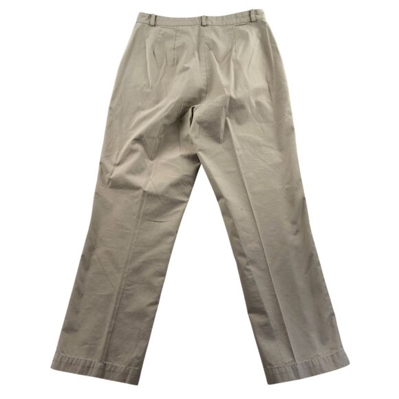 Eddie Bauer Womens Trouser Pants Size 6 Beige Cotton Straight-Leg Chino Casual - Picture 2 of 12